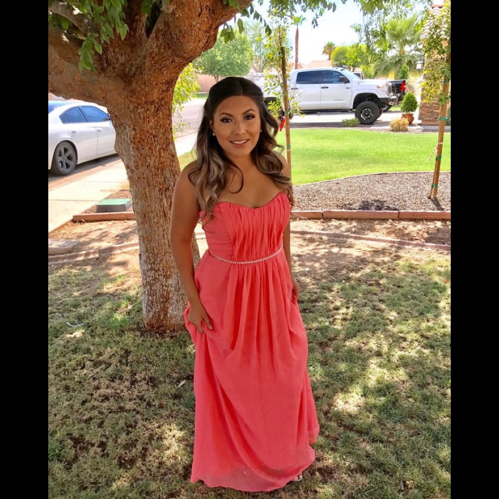 Strapless Formal Dress
